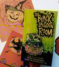 Image 2 of TOIL & TROUBLE 1.75" Soft Enamel Pin