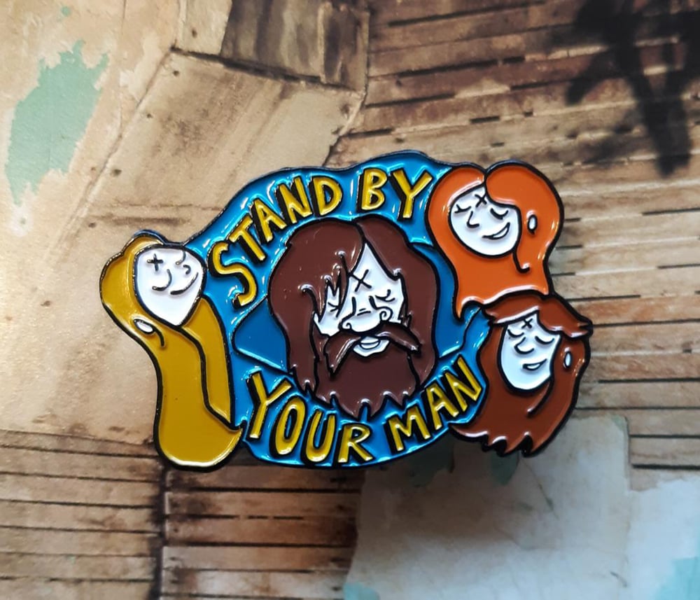 STAND BY YOUR MANSON 1.75" Manson Family Soft Enamel Pin