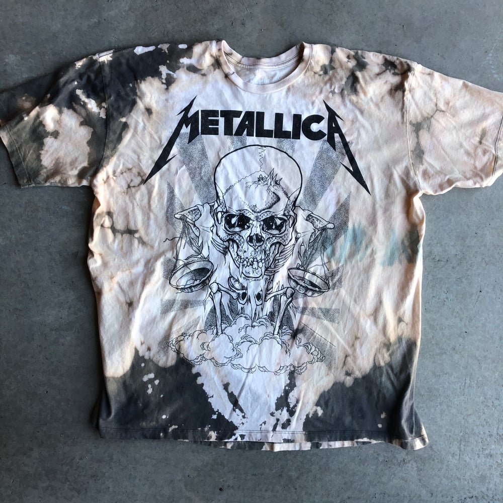 Image of Custom Bleached Metallica Tee