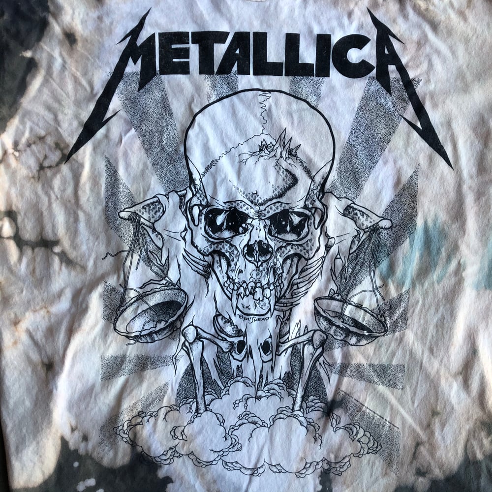 Image of Custom Bleached Metallica Tee