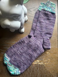 Handknit Plateau de Valensole  Socks