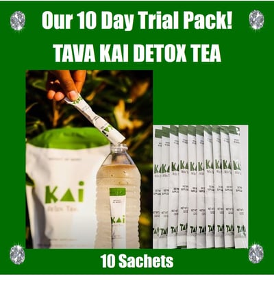 Image of 10 Day (Trial Pack) - TAVA KAI DETOX TEA (10) Sachets        .             