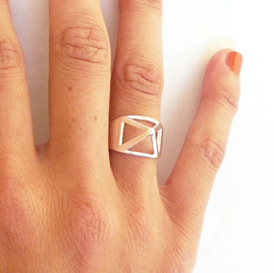 Ring pyramid on sale