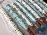 Image 1 of 1 Dozen Baby Boy Pretzees