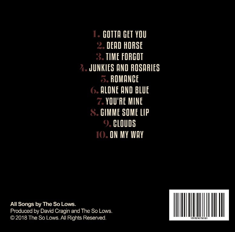 The So Lows  - Alto CD