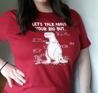Image 2 of LET'S TALK ABOUT YOUR BIG BUT Pee Wee's Big Adventure Tribute Men's T-Shirt