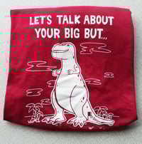 Image 1 of LET'S TALK ABOUT YOUR BIG BUT Pee Wee's Big Adventure Tribute Men's T-Shirt