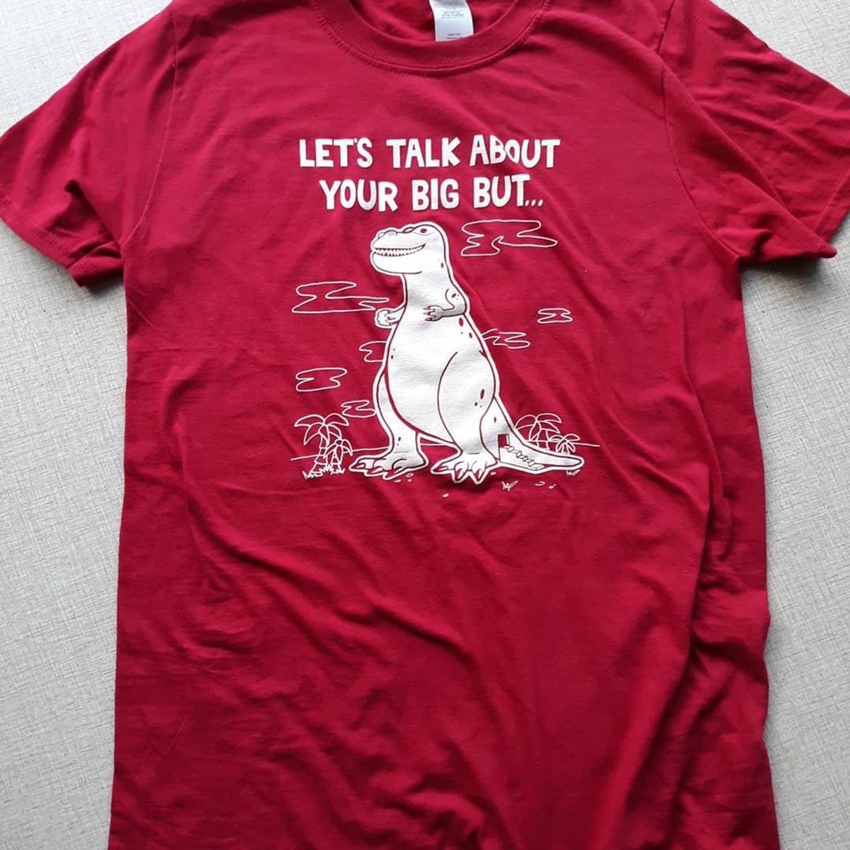 LET'S TALK ABOUT YOUR BIG BUT Pee Wee's Big Adventure Tribute Men's T-Shirt
