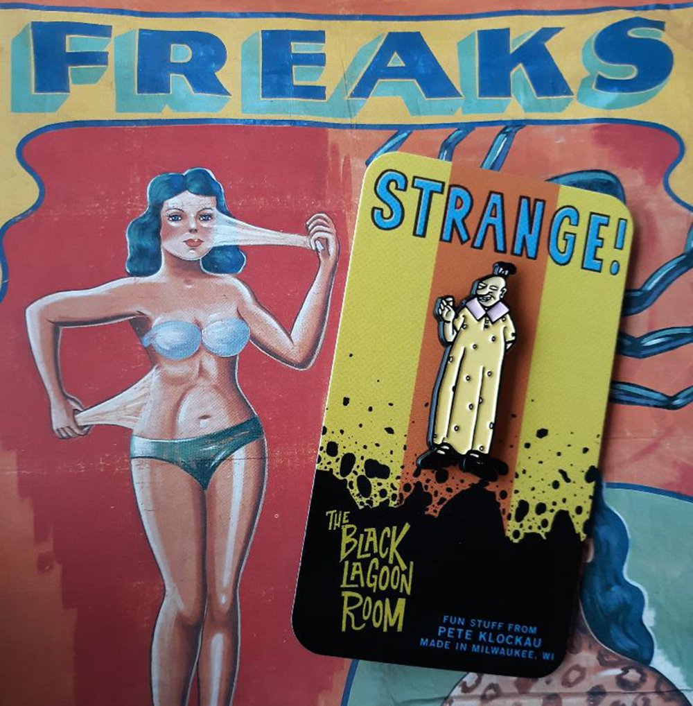 SIDESHOW STARS Set of 4 Limited 1.5" Soft Enamel Pins + Banner Card Back
