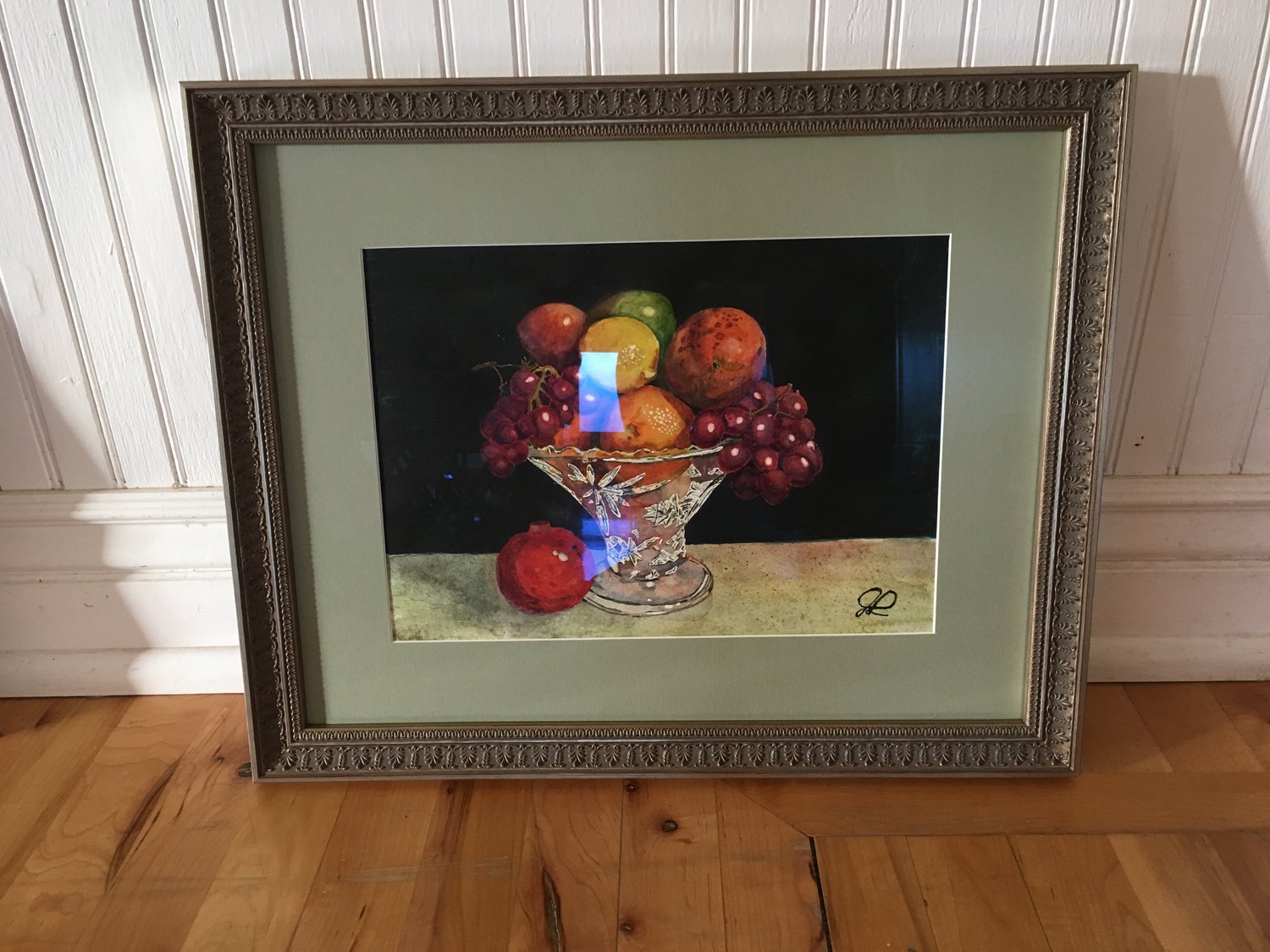 Image of Fresh Fruit in Glass Still Life