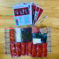 Image 3 of WITCO FIRE DANCERS Complete Latch Hook Rug Kit