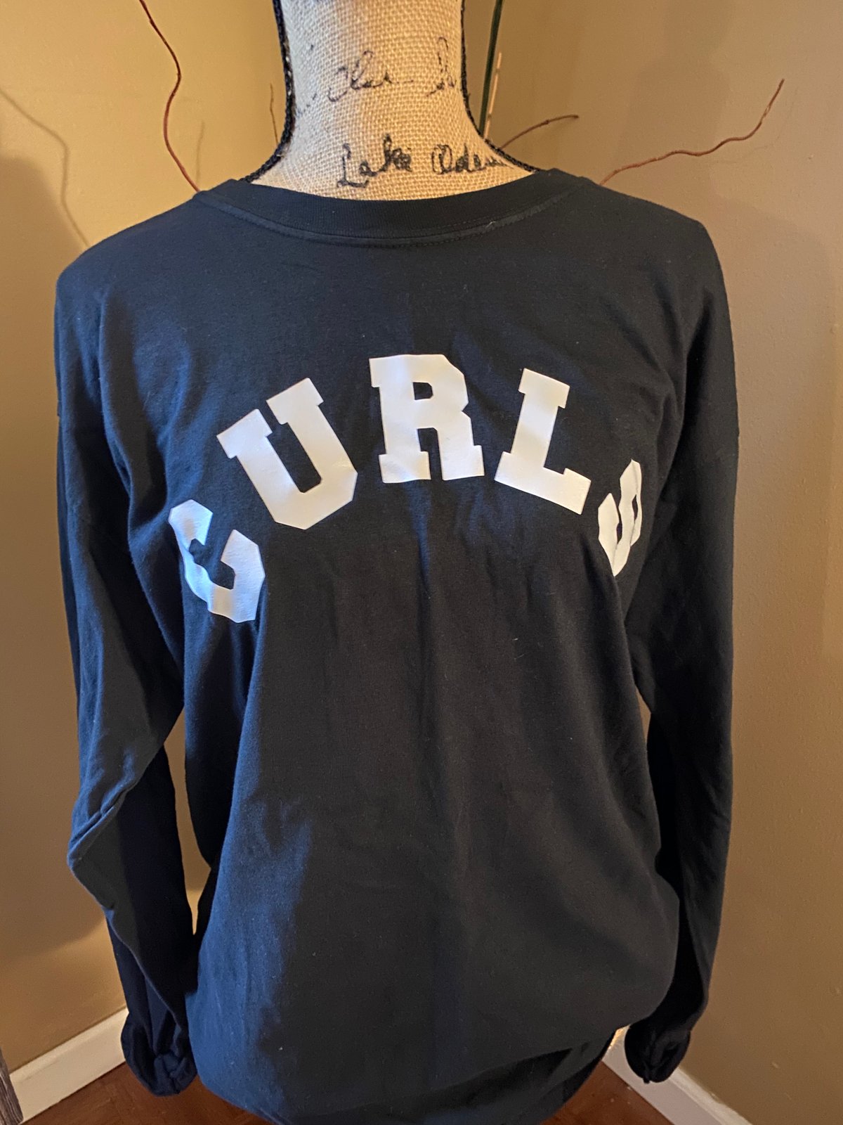 Image of “Curls” Long Sleeve Comfort Color Tee