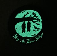 Image 3 of HANG IN THERE, BABY! 1.5" Glow-in-the-Dark Soft Enamel Vampire Pin