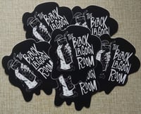 Image 2 of BLACK LAGOON ROOM "Drippy" Logo 4" Vinyl Sticker