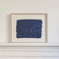 Indigo I - Framed Original Artwork