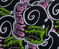 Image 1 of GREASY Ed Roth Fink-style 4" Vinyl Sticker