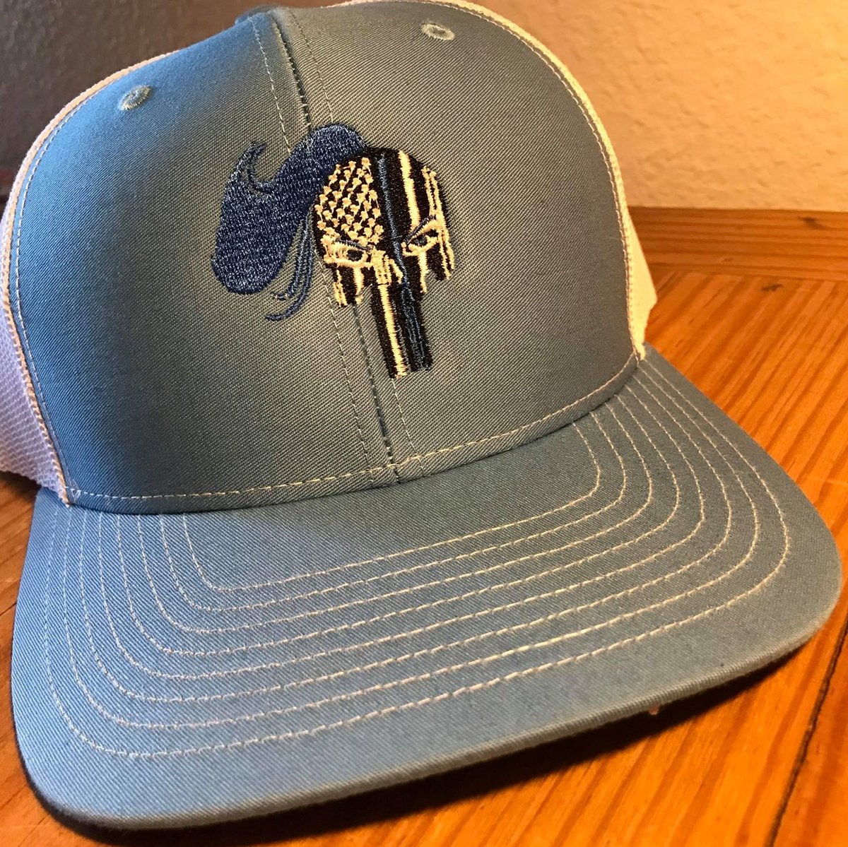 Image of BLUE LINE ~ LADY WARRIOR HATS