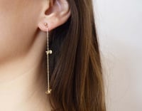 Image 4 of Rope citrine earrings