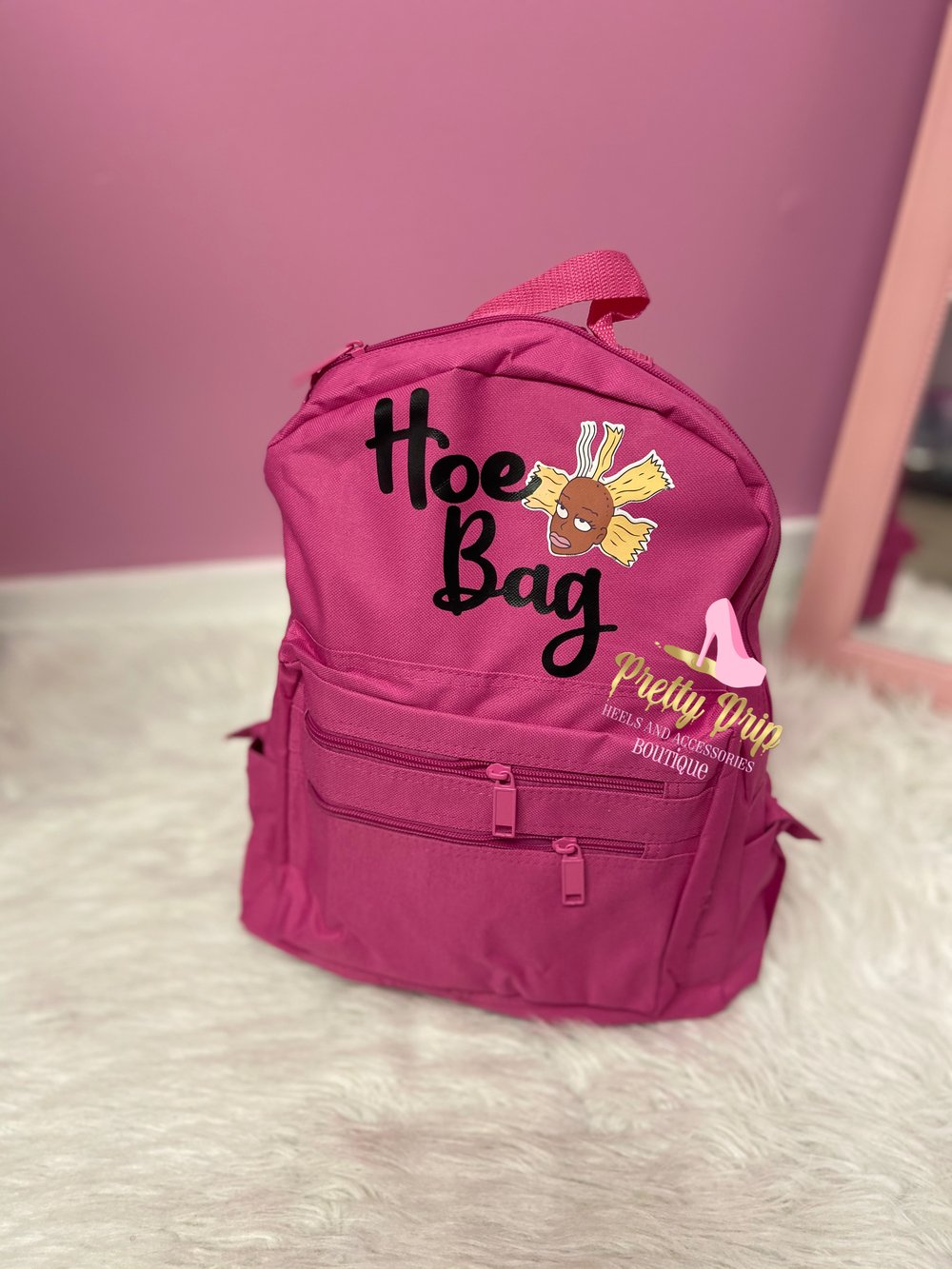 Bald Head H** Backpack  Pretty Drip Heels & Accessories Boutique