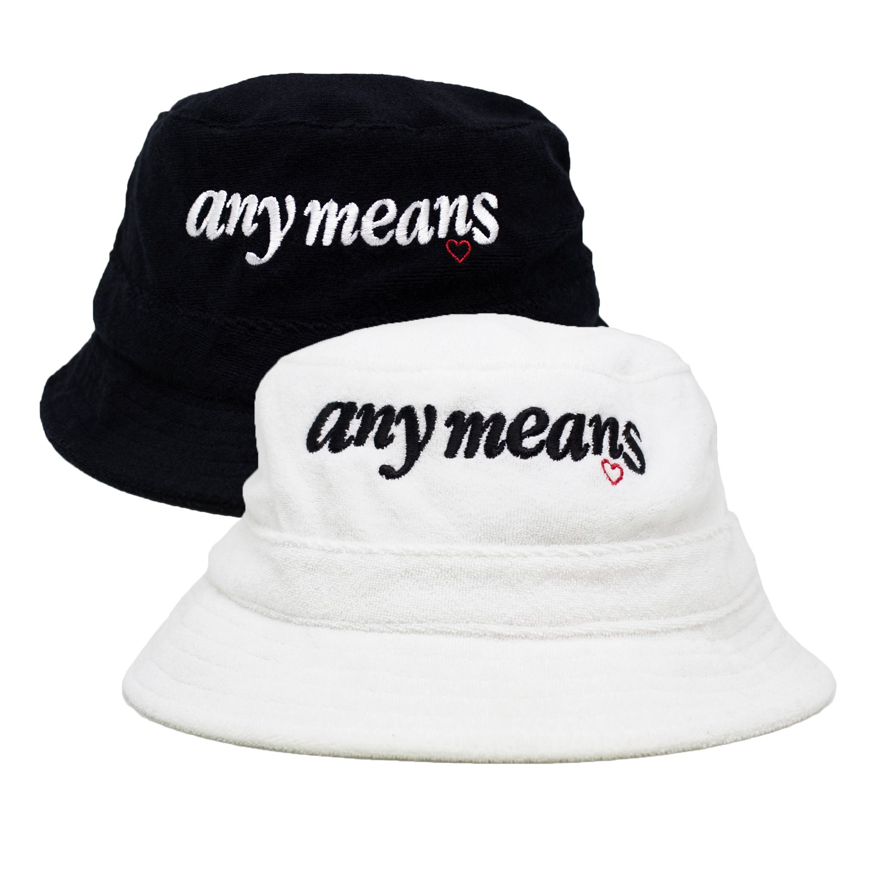 Lover Bucket Hat in Terry Cloth Any Means