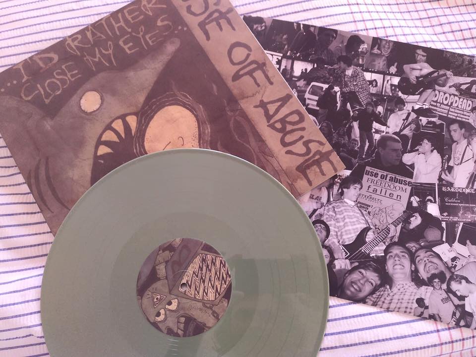Image of LADV134 - USE OF ABUSE "...I'd rather close my eyes" 12" REISSUE