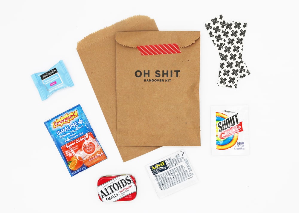 Image of OH SHIT Paper Bag Hangover Kit