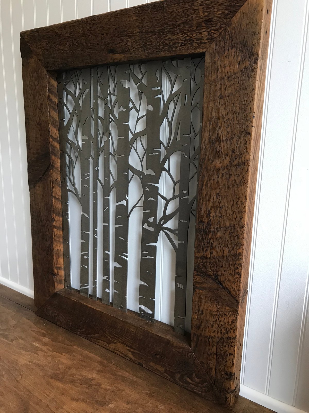 Birch Tree - Barnwood Frame | Ricki and Sons