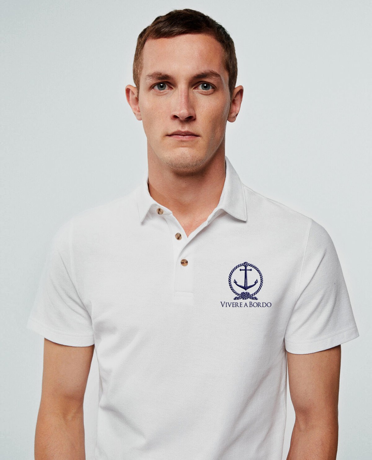 Image of Men's Embroidered Polo