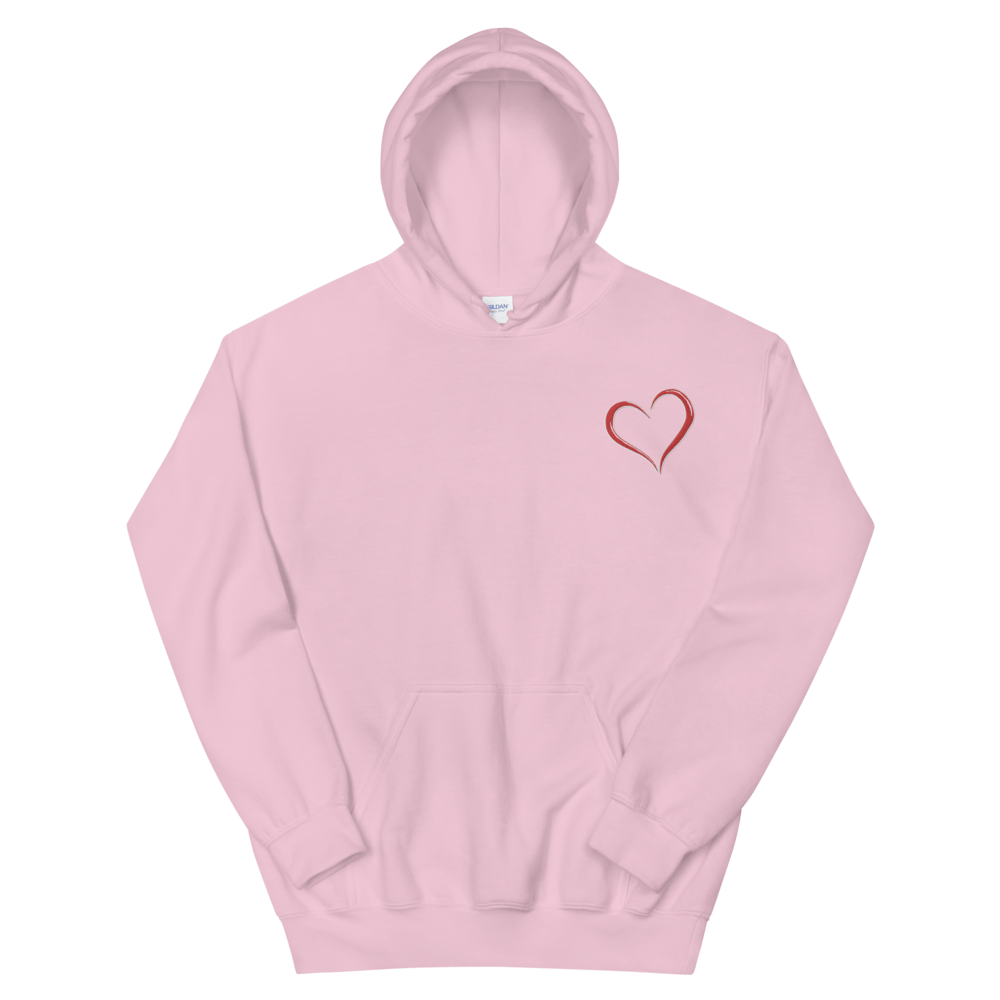 Download Embroidered Heart Hoodie | Think Deep