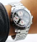 Image of NEW MENS MOVADO KINGMATIC AUTOMATIC CHRONOGRAPH WATCH, VALJOUX 7750 WITH STAINLESS STEEL BAND