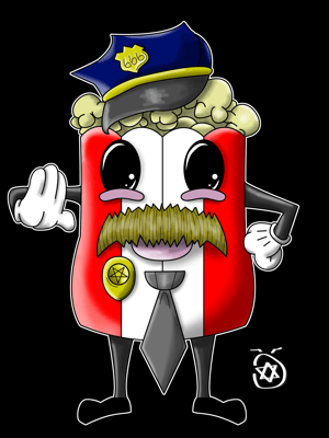 Detective Popcorn Tee