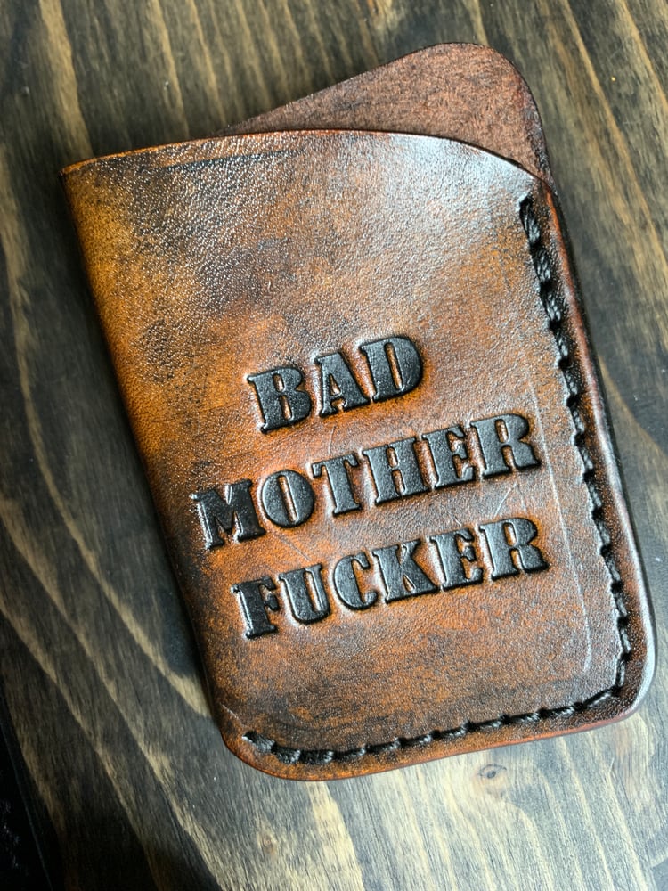 Image of Stamped Credit/Business Card Holder