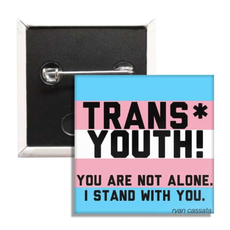Image of Trans Youth Support Pins!