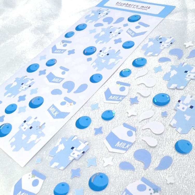 Image of Fruit Milk Sticker Sheets