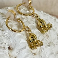 Image 3 of Little Octopus Half Hoops