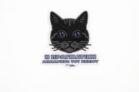 Image 1 of ΑΥΤΟΚΟΛΛΗΤΟ ΓΑΤΑ ΔΗΜΑΡΧΟΣ