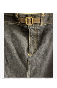 Image 3 of New Sz 12 Chaps Dark Denim Skirt # 19*15