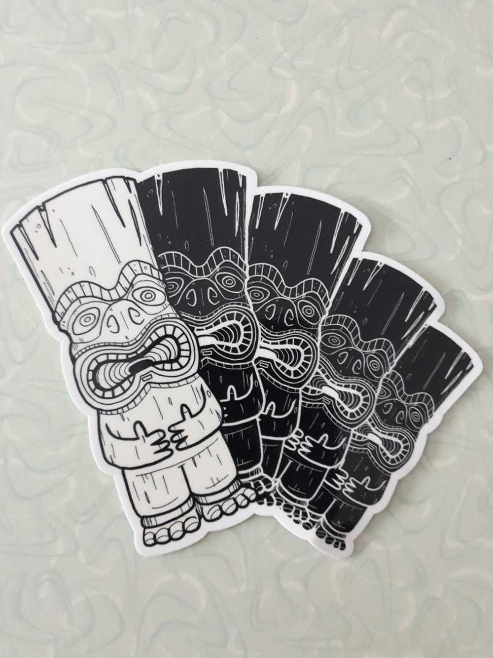 TIKIS IN THE 5TH DIMENSION 5" Vinyl Sticker