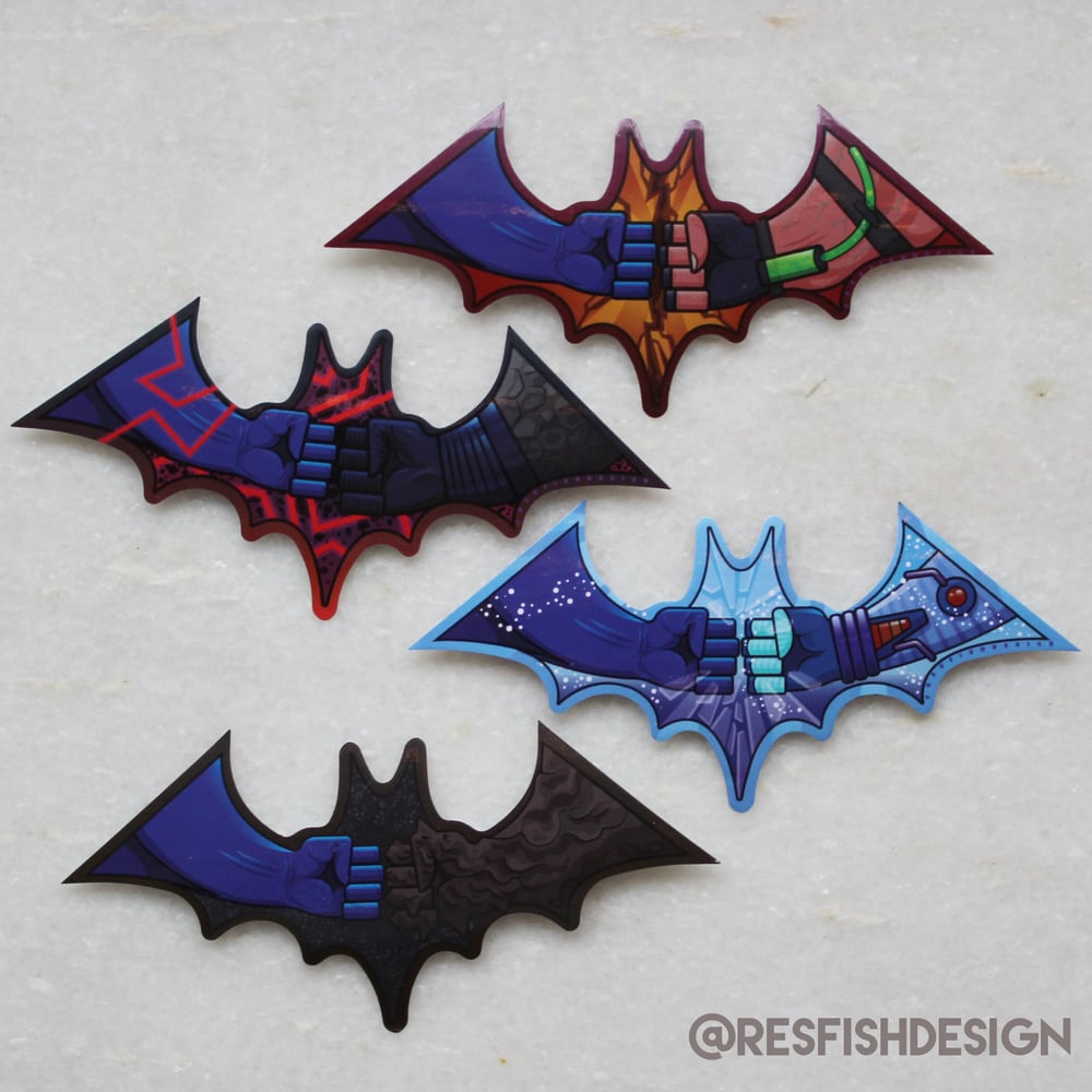 Image of Bat-Hero Stickers