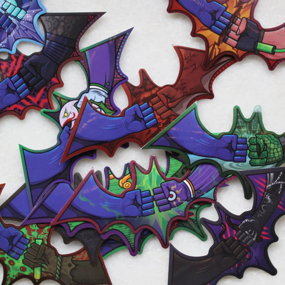 Image of Bat-Hero Stickers