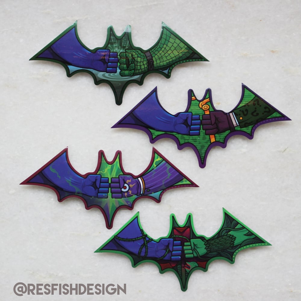 Image of Bat-Hero Stickers