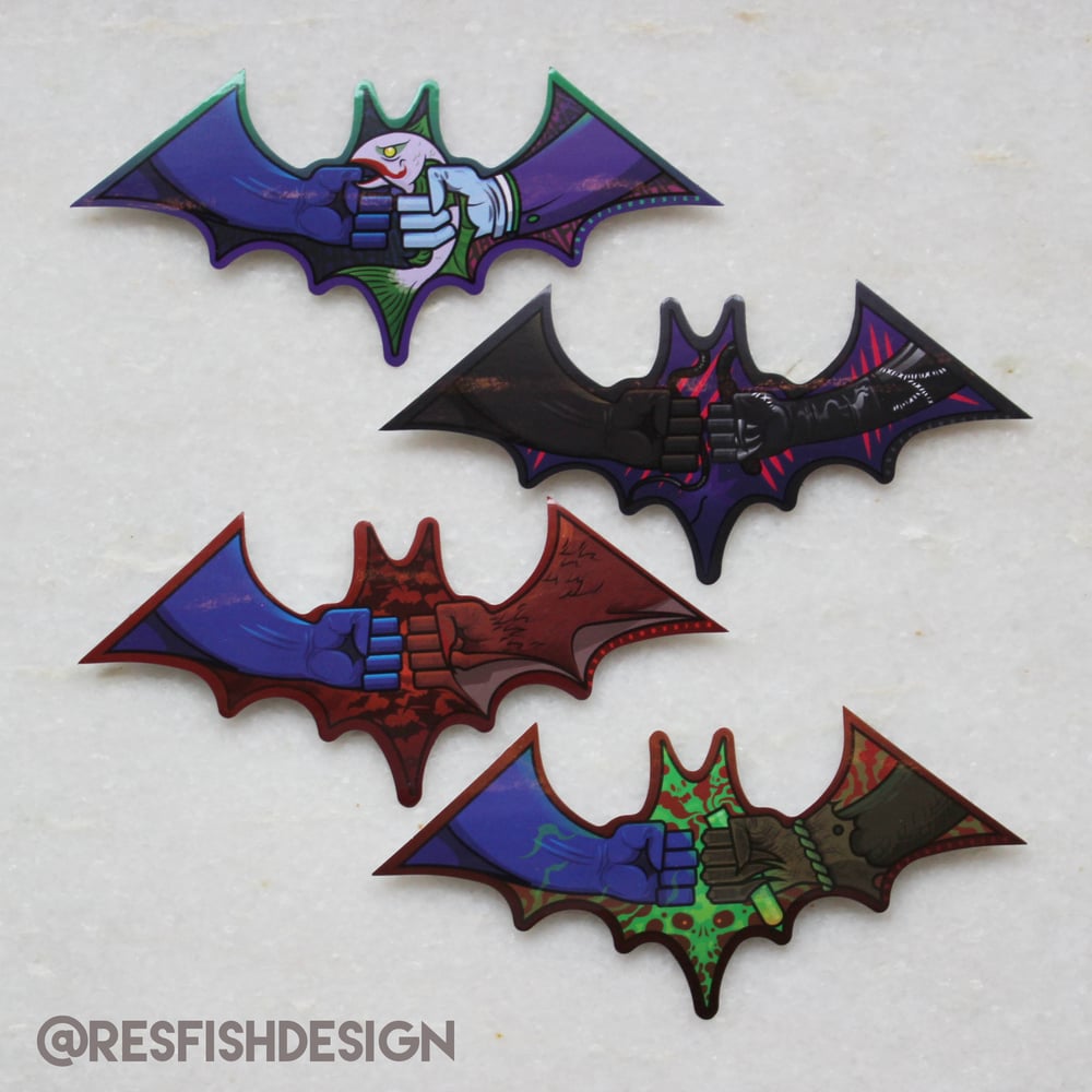 Image of Bat-Hero Stickers