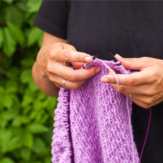 Image of Virtual Or IN PERSON Knitting Lessons
