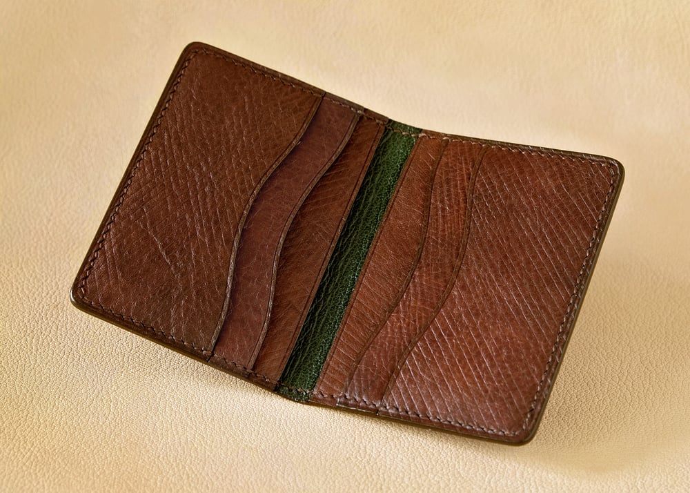 Image of 1786 Russia Leather Card Wallet