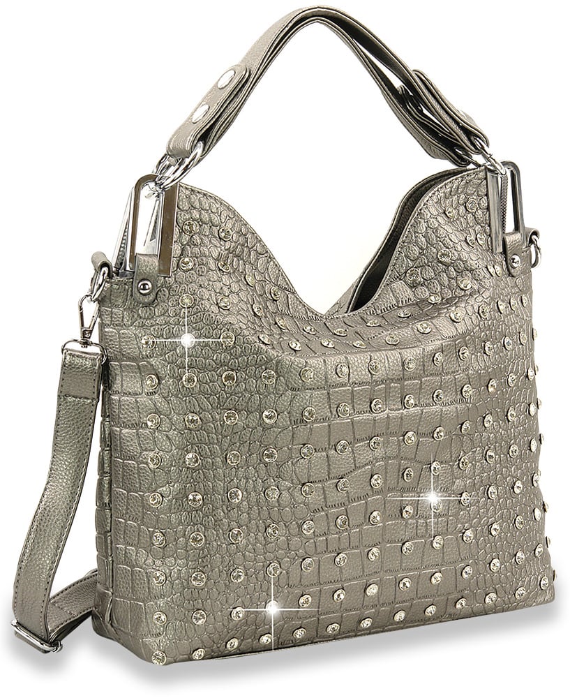 Image of "Sparkling" Rhinestone Shoulder  Purse (3 Different Colors)