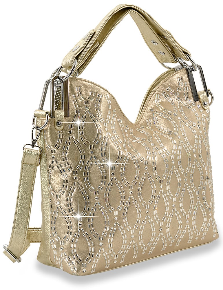Image of "Sparkling" Rhinestone Design Fashion Purse (2 Colors)
