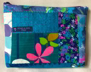Image of Vintage Plumeria clutch #30