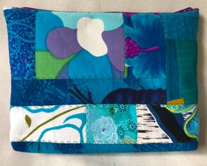 Image of Vintage Plumeria clutch #30
