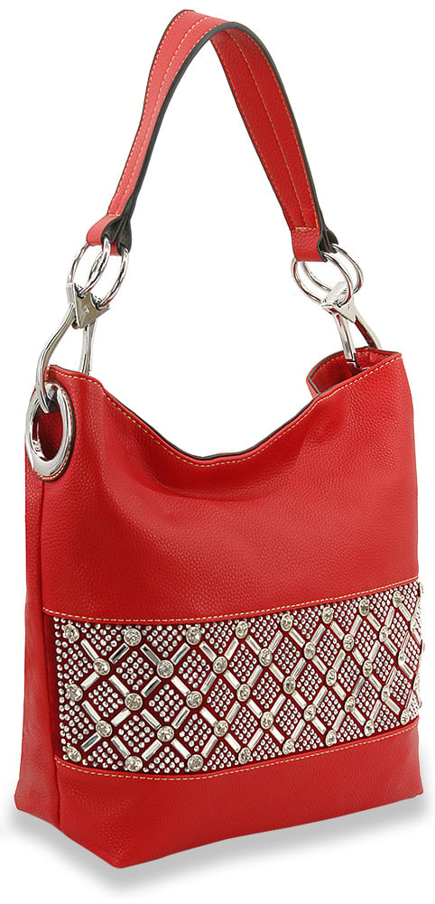 Buy Red Croc Print Leather Large Hobo Tote Handbag, Pel Mel Purse, Red  Leather Satchel Tote Bag, Online in India - Etsy
