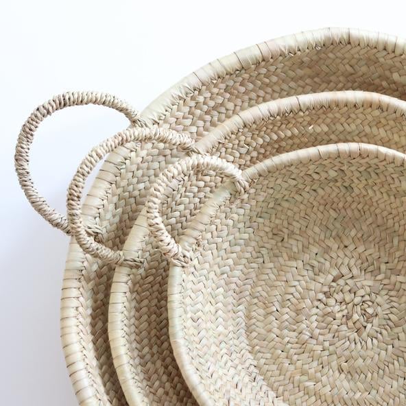 Image of MOROCCAN LARGE WOVEN PLATE